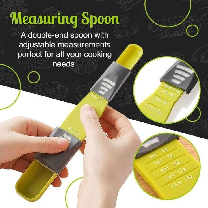 Adjustable Measuring Spoon with Double End  