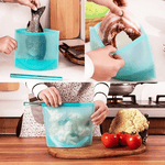 Reusable Silicone Food Containers